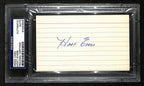 Hoot Evers Signed/Autographed 3x5 Index Card Detroit Tigers PSA/DNA 195973
