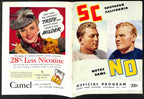 1941 USC vs Notre Dame Vintage College Football Game Program 195821