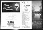 1947 Iowa vs Notre Dame Vintage College Football Game Program 194591