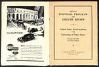 1934 Navy vs Notre Dame Vintage College Football Game Program 194603