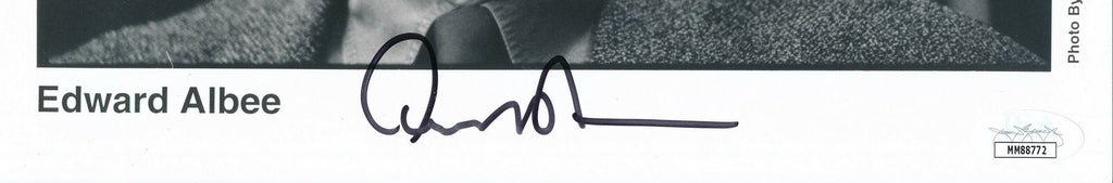 Edward Albee Playwright Signed/Autographed 8x10 B/W Photo JSA 159914
