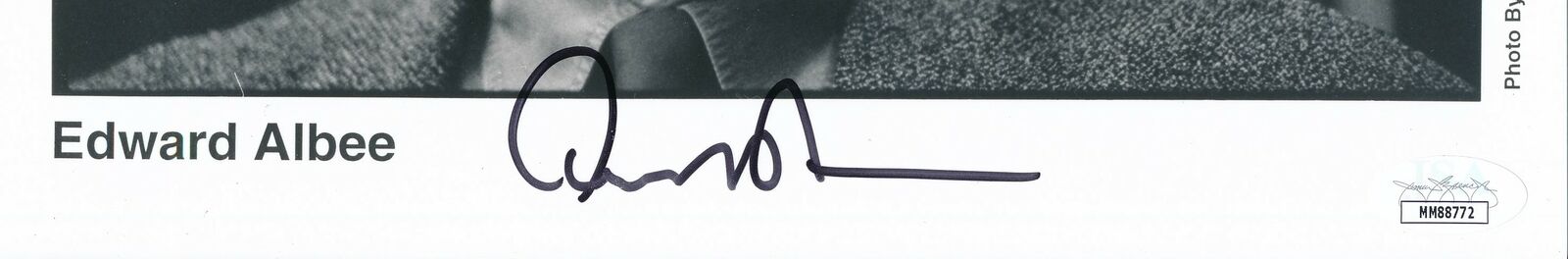 Edward Albee Playwright Signed/Autographed 8x10 B/W Photo JSA 159914