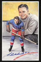 Clint Smith HOF Signed/Auto 1994 Legends of Hockey Card #89 Chicago JSA 197069