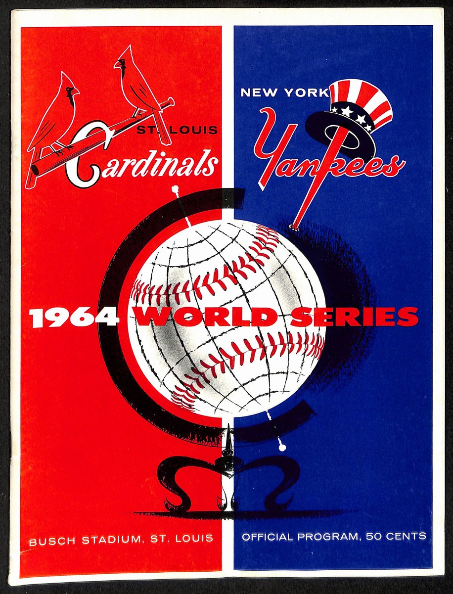 Pepper Martin Signed/Auto 1964 World Series Program Cardinals vs. Yankees 197073