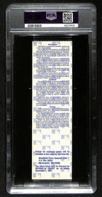1987 World Series Game 7 Cardinals vs. Twins Full Ticket PSA/DNA NM-MT 8 197218