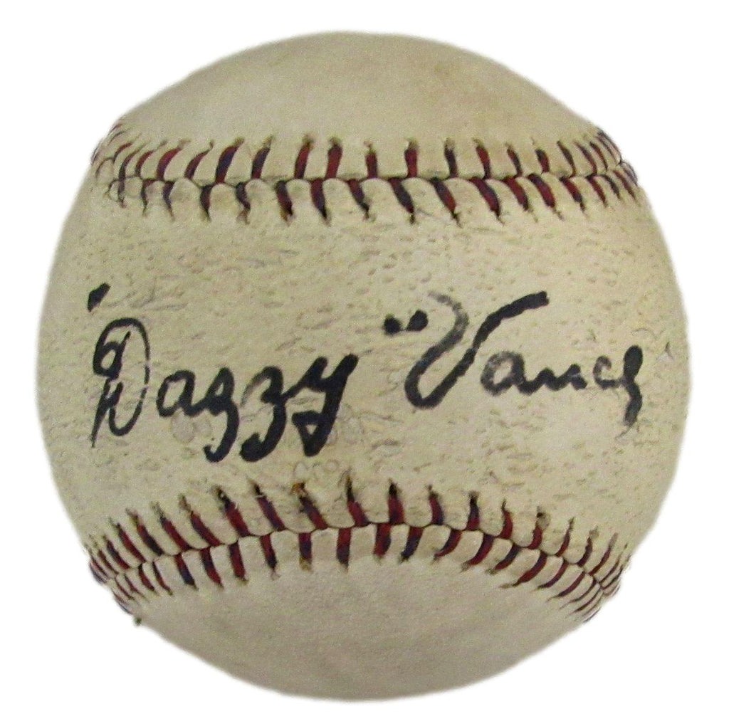 Dazzy Vance HOF Signed/Auto Pioneer League Baseball With Box Dodgers JSA 196739
