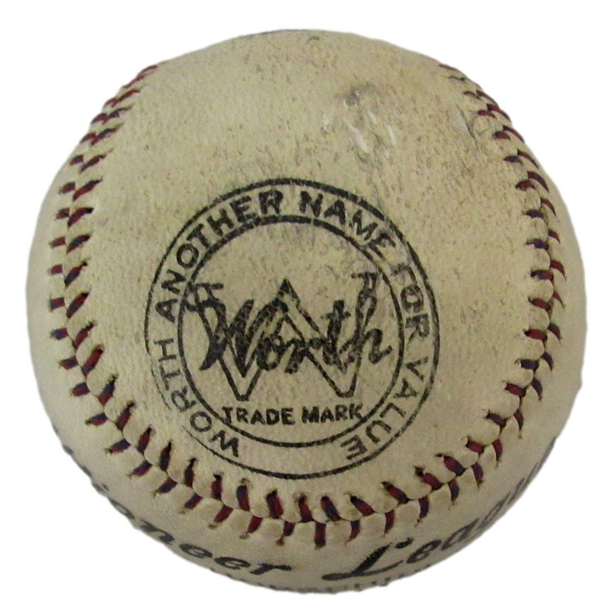 Dazzy Vance HOF Signed/Auto Pioneer League Baseball With Box Dodgers JSA 196739
