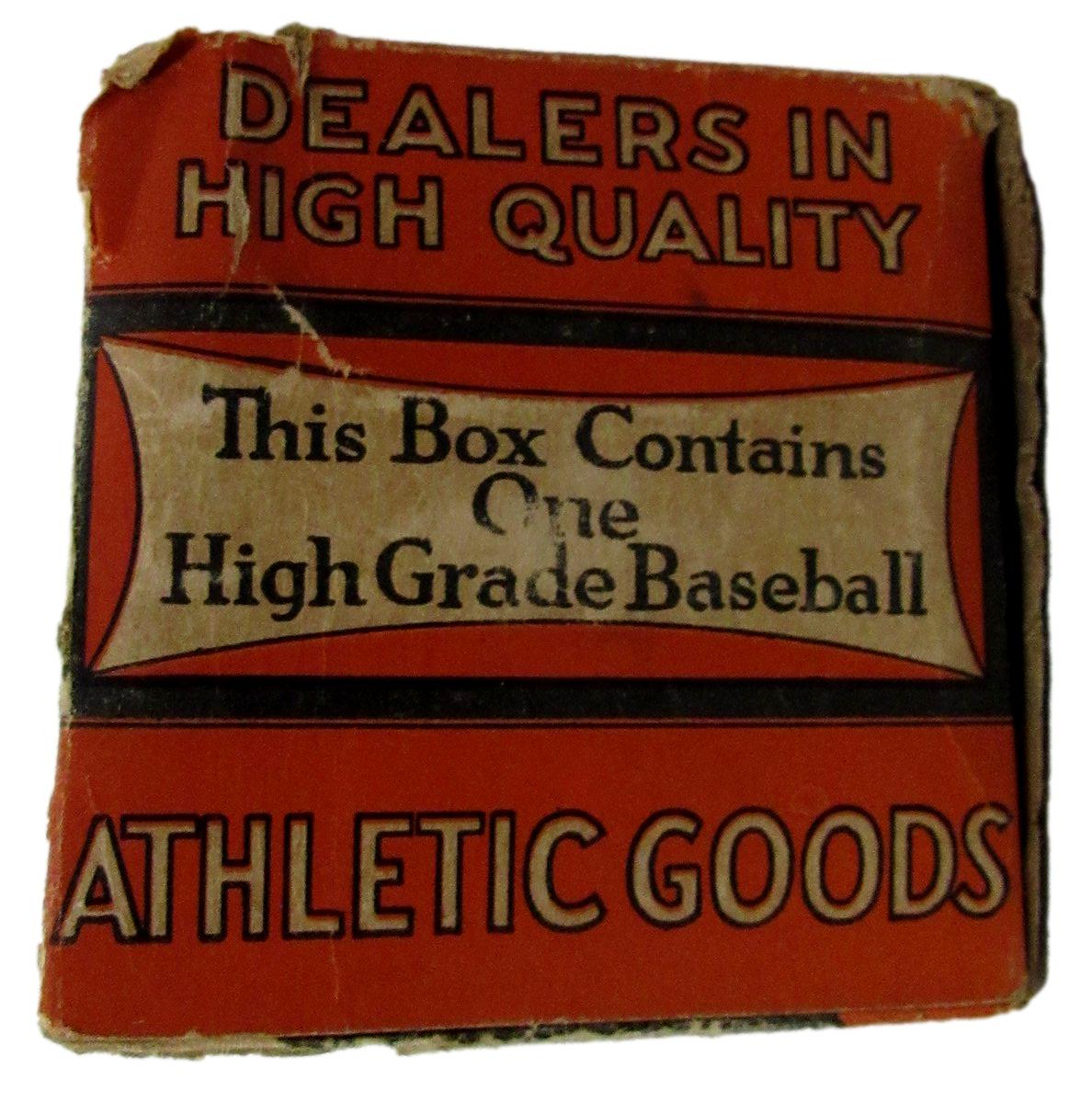 Dazzy Vance HOF Signed/Auto Pioneer League Baseball With Box Dodgers JSA 196739