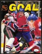 Bob Gainey Montreal Canadiens Signed Red Wings vs. Canadiens Program JSA 197135
