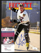 Jeremy Roenick Chicago Blackhawks Signed 1995 Beckett Monthly JSA 197165