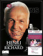 Henri Richard Montreal Canadiens Signed Les Canadiens Magazine JSA 197173
