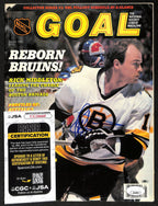 Rick Middleton Boston Bruin Signed January 1983 Goal Magazine JSA 197189