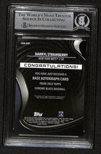 Darryl Strawberry Signed 2022 Topps 04/25 Card #CBA-DST Mets BAS/Beckett 197123