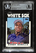 Bobby Bonilla Signed 1986 Topps Traded Card #12T White Sox BAS/Beckett 197132