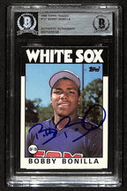 Bobby Bonilla Signed 1986 Topps Traded Card #12T White Sox BAS/Beckett 197132