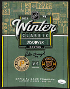 Johnny Bucyk Boston Bruins Signed 2023 Winter Classic Program JSA 197233