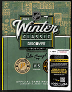 Johnny Bucyk Boston Bruins Signed 2023 Winter Classic Program JSA 197233