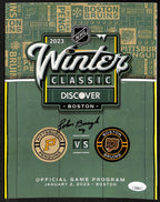 Johnny Bucyk Boston Bruins Signed 2023 Winter Classic Program JSA 197234