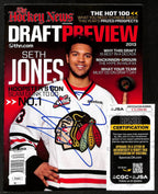 Seth Jones Chicago Blackhawks Signed 2003 Hockey News Draft Preview JSA 197238