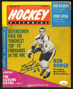 Ken Hodge Boston Bruins Signed December 1969 Hockey Pictorial JSA 197242