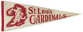 Vintage 1950's St. Louis Cardinals Football Felt Pennant 12x30 196752