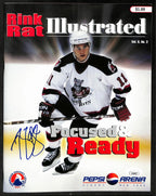 Brian Gionta Albany River Rats Signed AHL Program JSA 197248