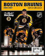 Zdeno Chara Boston Bruins  Signed 2006-07 Boston Bruins Yearbook JSA 197258