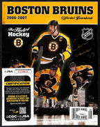 Zdeno Chara Boston Bruins  Signed 2006-07 Boston Bruins Yearbook JSA 197260
