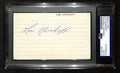 Lou Novikoff Chicago Cubs Signed/Autographed 3x5 Index Card PSA/DNA 196902