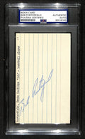 Bob Porterfield  Senators Signed/Autographed 3x5 Index Card PSA/DNA 196906
