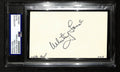 Whitey Ford NY Yankees HOF Signed/Autographed 3x5 Index Card PSA/DNA 196917