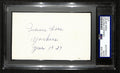 Julian Wera New York Yankees Signed/Autographed 3x5 Cut PSA/DNA 196934