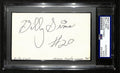 Billy Sims  Oklahoma  Heisman Signed/Autographed 3x5 Index Card PSA/DNA 196944