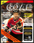 Ken Linesman Philadelphia Flyers Signed January 1981 Goal Magazine JSA 197266