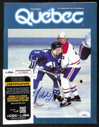 Robbie Ftorek Quebec Nordiques Signed Quebec Nordiques Program JSA 197274