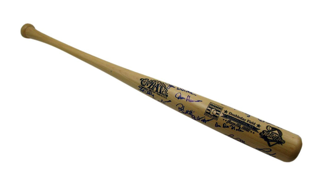 June 11, 2011 HOF Classic Game Cooperstown Bat Signed by 15 Players 197461