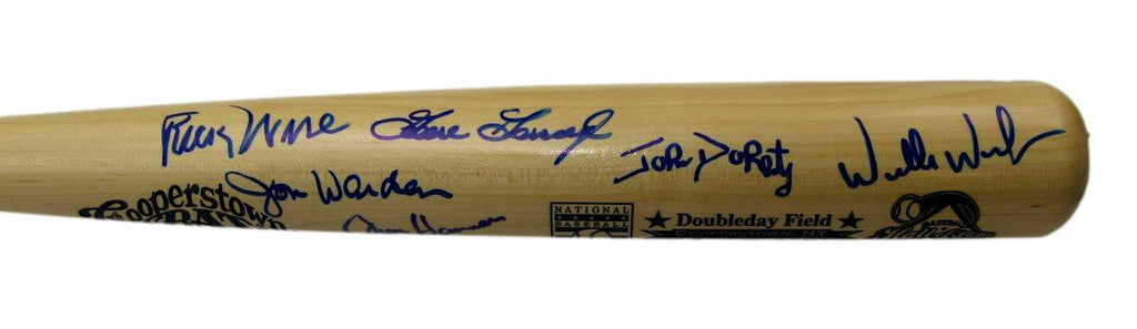 June 11, 2011 HOF Classic Game Cooperstown Bat Signed by 15 Players 197461
