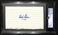 Hank Stram HOF Signed/Autographed 3x5 Index Card KC Chiefs PSA/DNA 196958