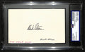 Hank Stram HOF Signed/Autographed 3x5 Index Card Saints PSA/DNA 196959