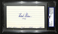 Hank Stram HOF Signed/Autographed 3x5 Index Card KC Chiefs PSA/DNA 196960