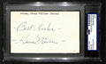 Heine Meine Signed/Inscribed 3x5 Cut on Index Card Pirates PSA/DNA 196980