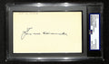 Jack Coombs Signed Cut on 3x5 Index Card Philadelphia Athletics PSA/DNA 196988
