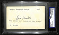 Fred Merkle Signed/Auto Cut on 3x5 Index Card New York Giants PSA/DNA 197001