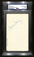 Mike Miley Signed/Auto Cut on 3x5 Index Card California Angels PSA/DNA 197002