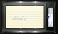 Stan Hack Signed/Autographed 3x5 Index Card Chicago Cubs PSA/DNA 197004