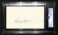Harvey Kuenn Signed/Auto Cut on 3x5 Index Card Detroit Tigers PSA/DNA 197007