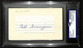 Bill Carrigan Signed/Auto Cut on 3x5 Index Card Boston Red Sox PSA/DNA 197011