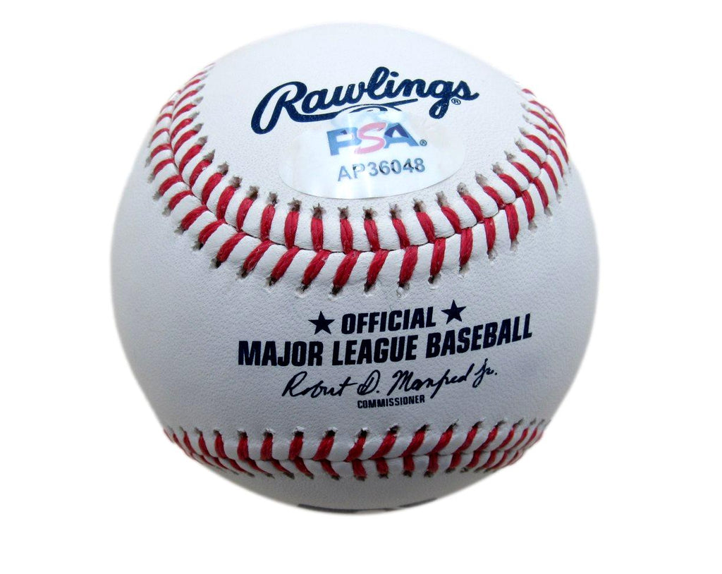 Corey Seager Signed/Autographed OML Baseball Texas Rangers PSA/DNA 197478