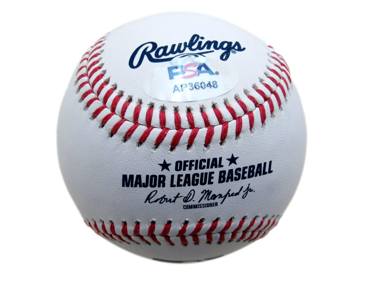 Corey Seager Signed/Autographed OML Baseball Texas Rangers PSA/DNA 197478