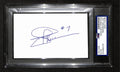 Joe Theisman Signed/Autographed 3x5 Index Card Redskins PSA/DNA 197816